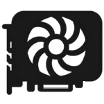 Cartes graphiques icone